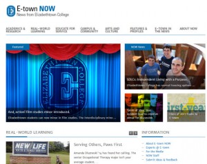 screen shot of E-town now