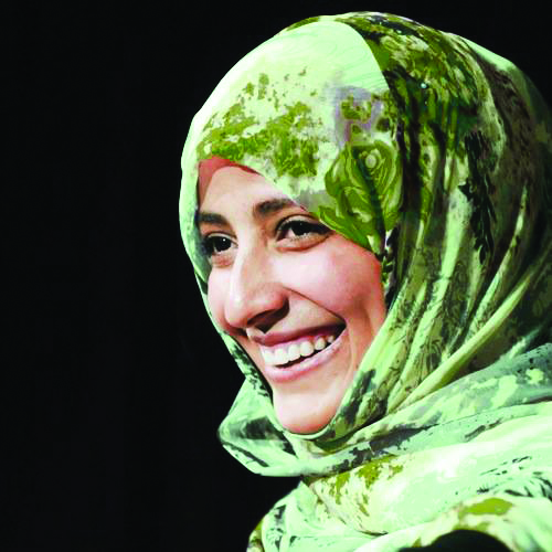 Ware Lecturer exemplifies ideal of peacemaker: Nobel Prize Winner Tawakkol Karman Visits Elizabethtown College April 10