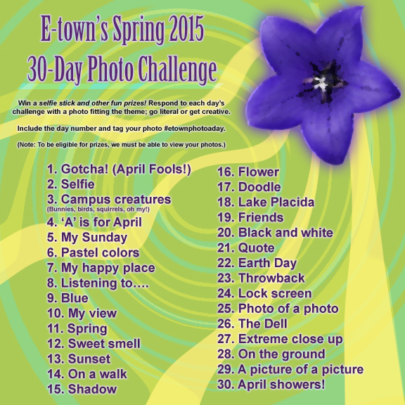 Get Social, Take Photos: Elizabethtown College Spring Photo Challenge