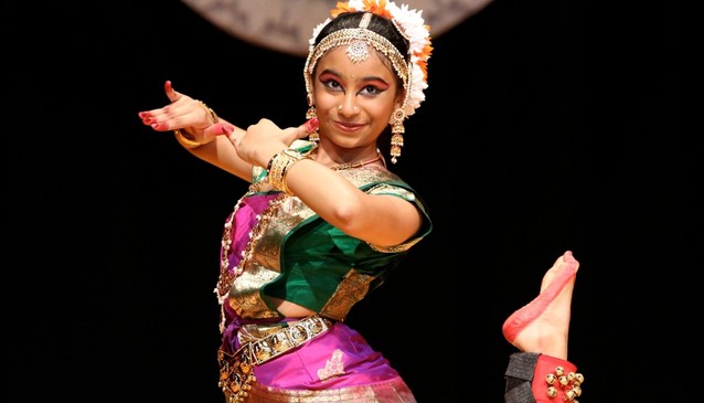 Bharatanatyam, classical Indian dance, performed at Elizabethtown College