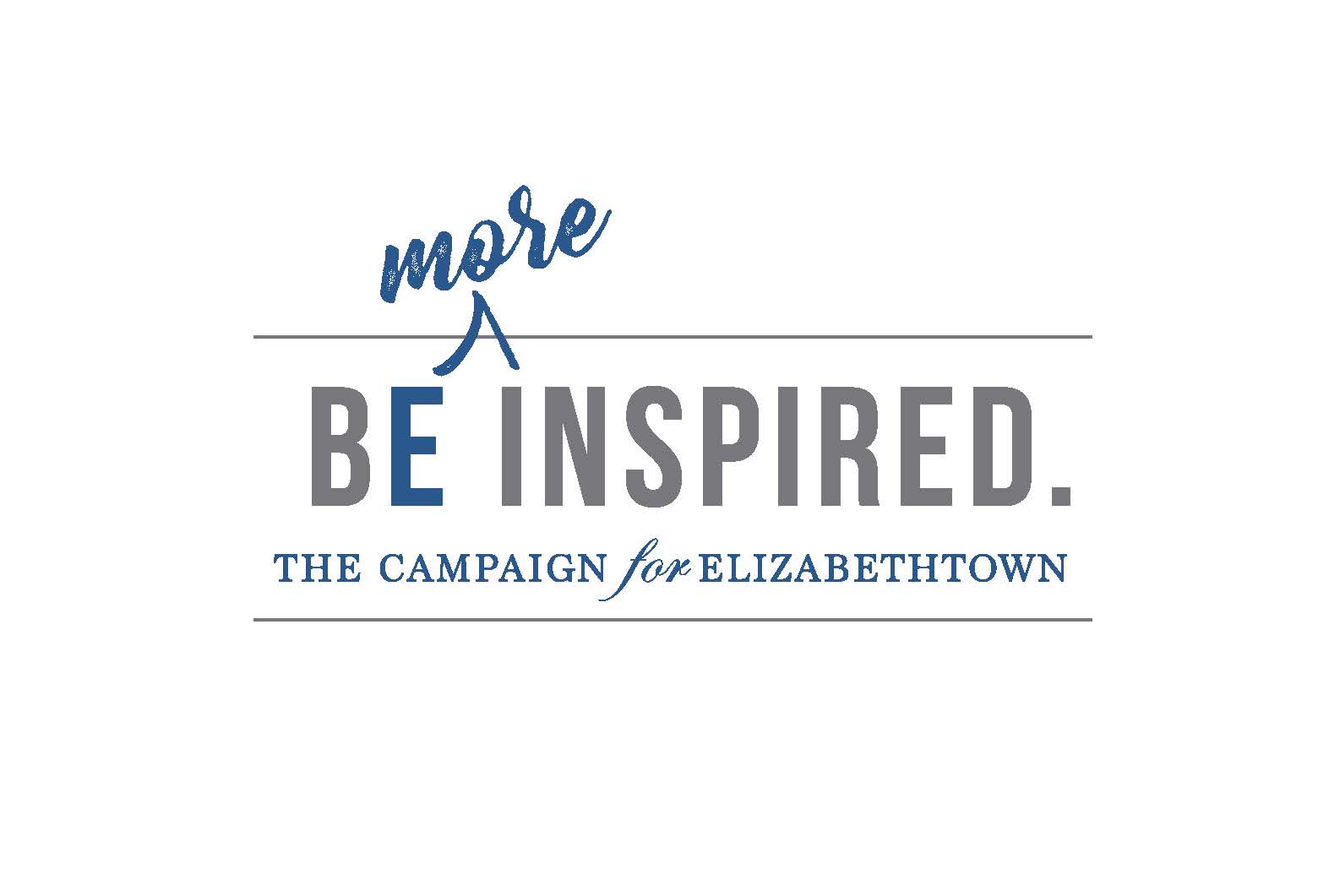 BE INSPIRED. campaign goal increased to $60 million