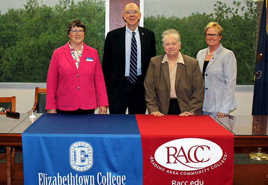 Elizabethtown College announces dual admission program with Reading Area Community College
