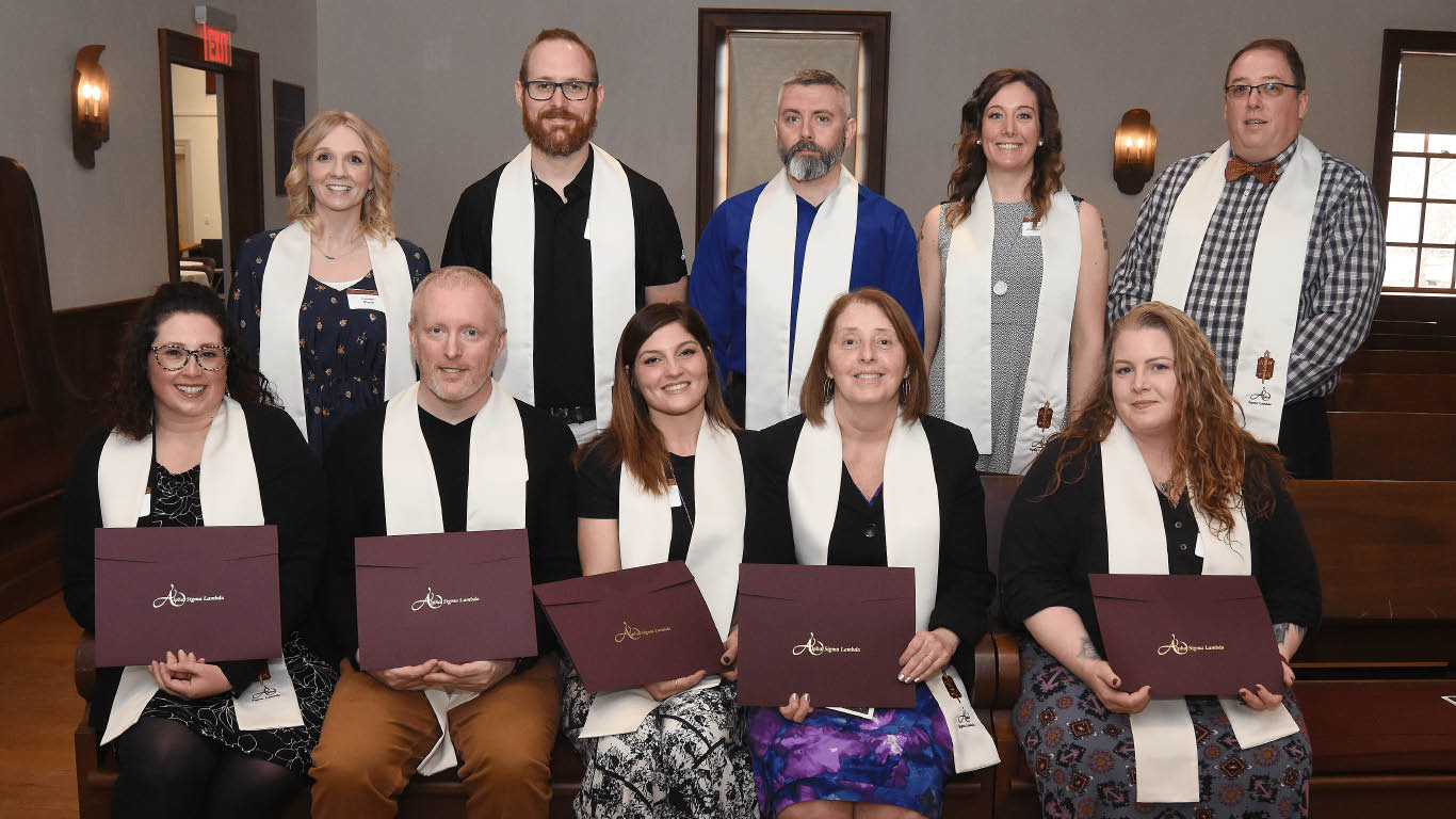 SCPS Inducts New Members to Alpha Sigma Lambda Honor Society