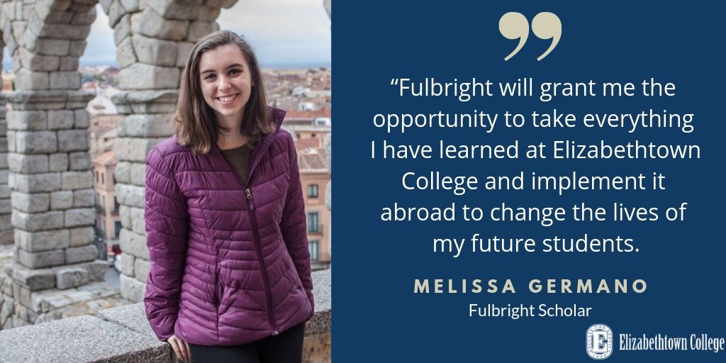 Elizabethtown College Student Awarded A Second Fulbright Scholarship to Teach in Spain