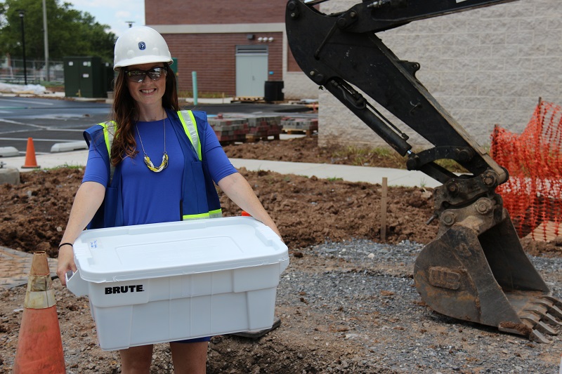 E-town Time Capsule Buried to Commemorate the Bowers Center