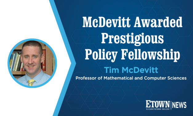 McDevitt Awarded Prestigious Policy Fellowship