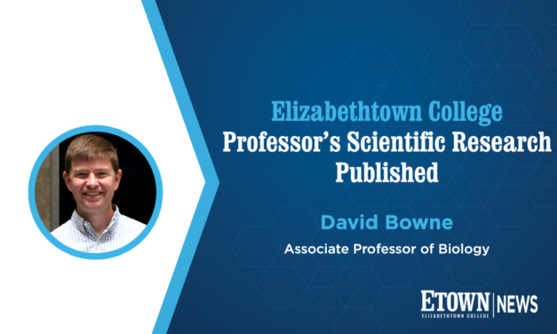 Elizabethtown College Professor’s Scientific Research Published
