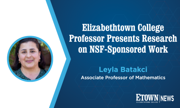 Elizabethtown College Professor Presents Research on NSF-Sponsored Work