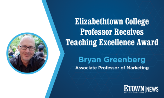 Elizabethtown College Professor Receives Teaching Excellence Award 