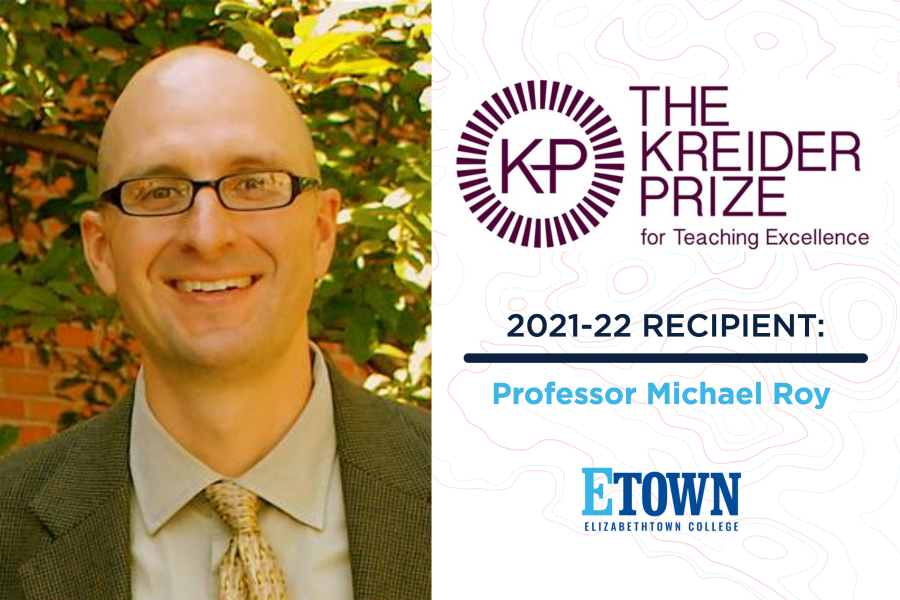 2021-2022 Kreider Prize for Teaching Excellence Recipient Announced