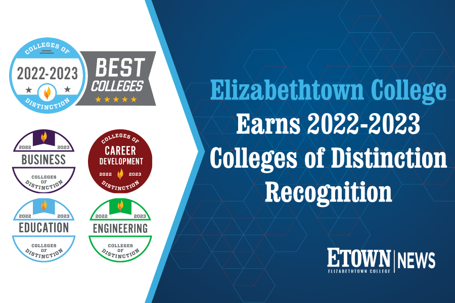 Elizabethtown College Named a 2022-2023 College of Distinction