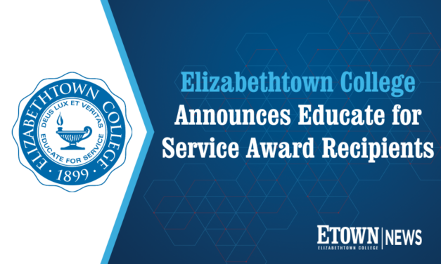Elizabethtown College Honors Educate for Service Award Recipients