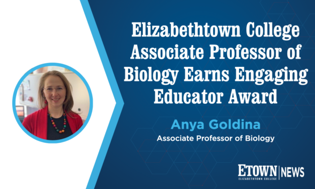 Elizabethtown College Associate Professor of Biology Earns Engaging Educator Award