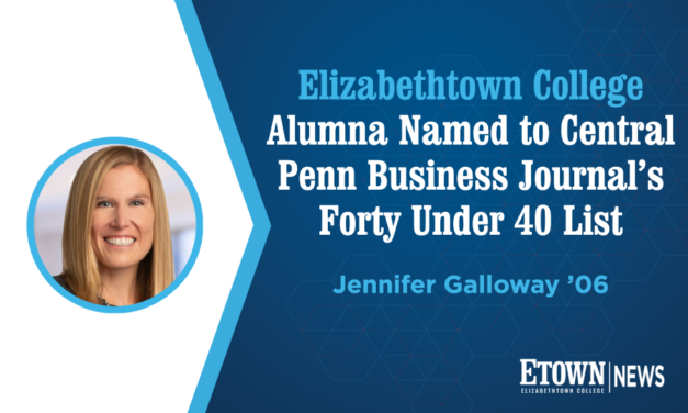 Elizabethtown College Alumna Named to Central Penn Business Journal’s Forty Under 40 List