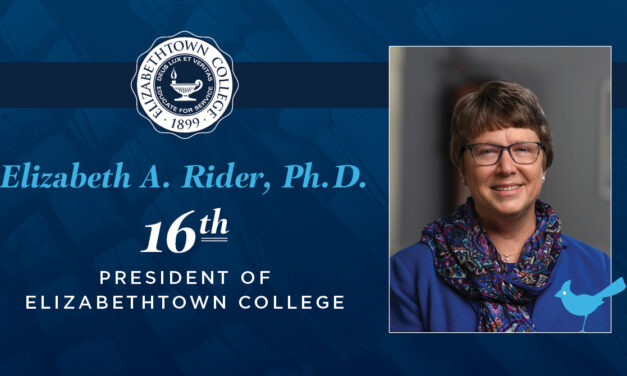 Elizabethtown College Names Betty Rider 16th President
