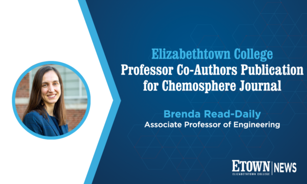 Elizabethtown College Professor Co-Authors Publication for Chemosphere Journal