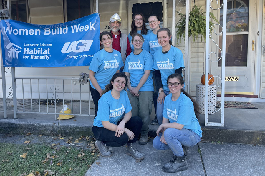 Elizabethtown College Society of Women Engineers Participates in Women Build Week