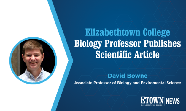 Elizabethtown College Biology and Environmental Science Professor Publishes Scientific Article