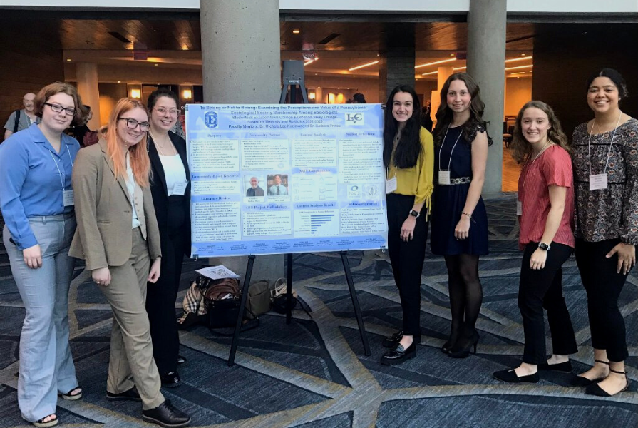 Elizabethtown College Students Present Research at the 2023 Eastern Sociological Society Annual Meeting