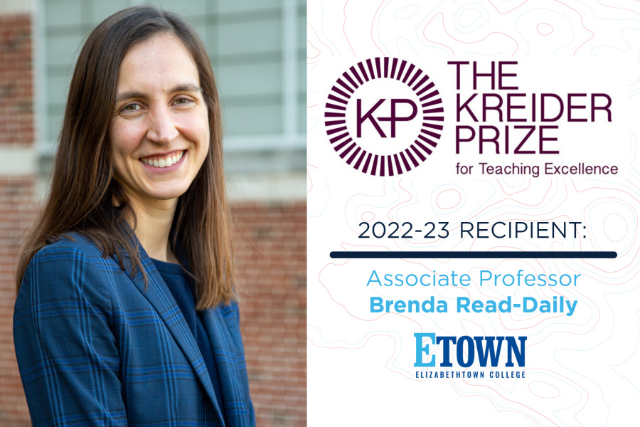 2022-2023 Kreider Prize for Teaching Excellence Recipient Announced