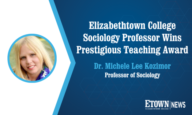 Elizabethtown College Sociology Professor Wins Prestigious Teaching Award