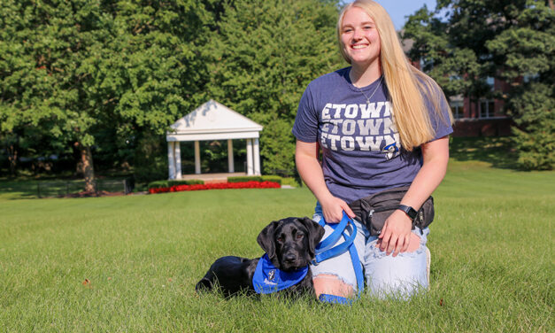 Elizabethtown College Student Pilots Service Dog Training Program on Campus