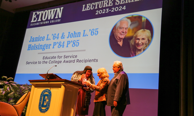 Elizabethtown College Honors Educate For Service, Service to the College Award Recipients, During Annual Leffler Lecture