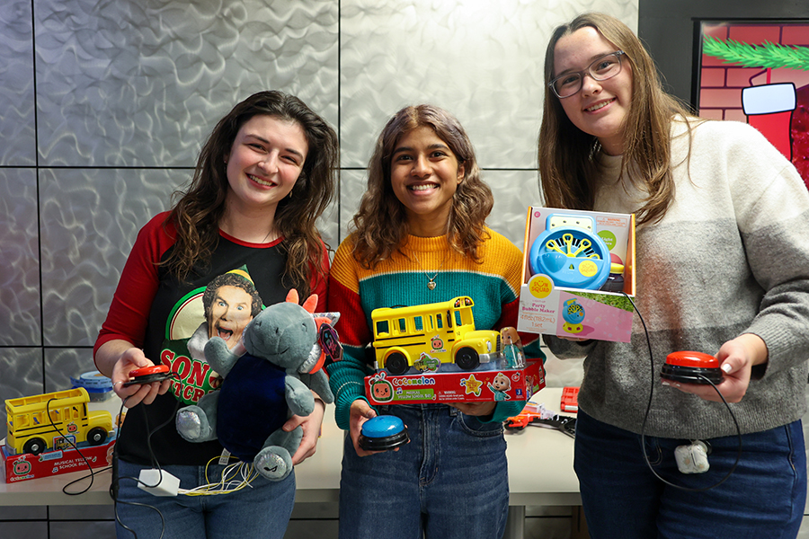 Elizabethtown College Engineering Students Adapt Toys to be Accessible for Children with Disabilities