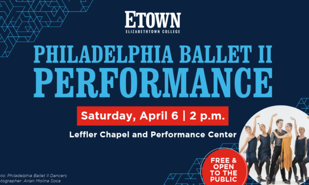 Elizabethtown College to Host Philadelphia Ballet II Performance on April 6
