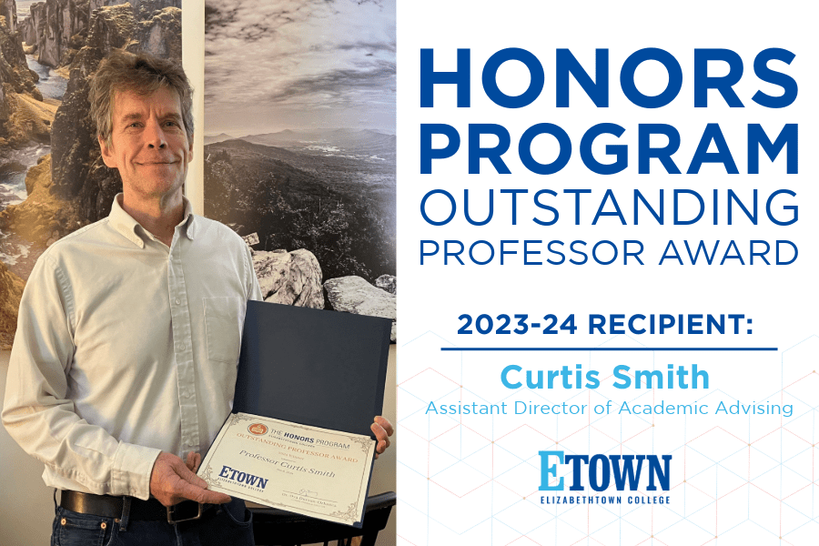 Elizabethtown College Honors Council Announces Outstanding Professor Award Recipient