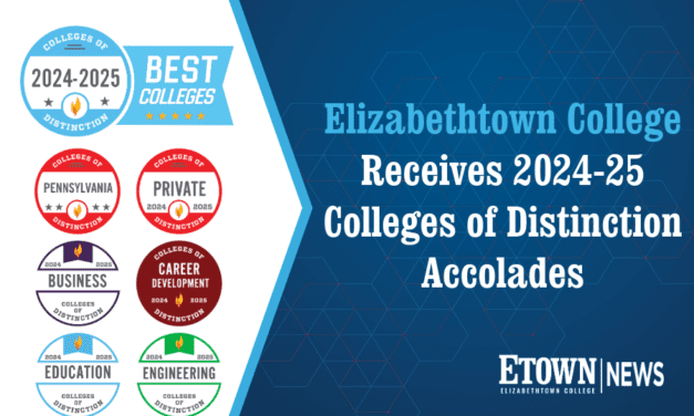 Elizabethtown College Receives 2024-25 Colleges of Distinction Accolades