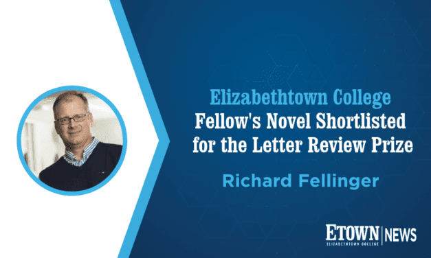 Elizabethtown College Fellow’s Novel Shortlisted for The Letter Review Prize