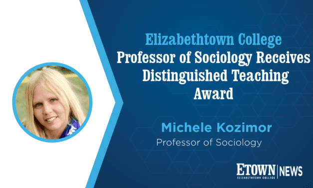 Elizabethtown College Professor of Sociology Receives Distinguished Teaching Award