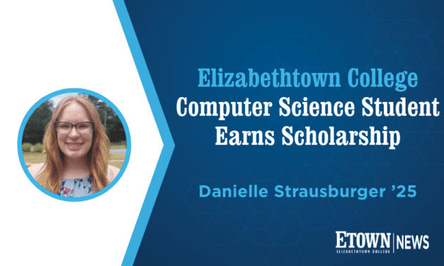 Elizabethtown College Computer Science Student Earns Scholarship