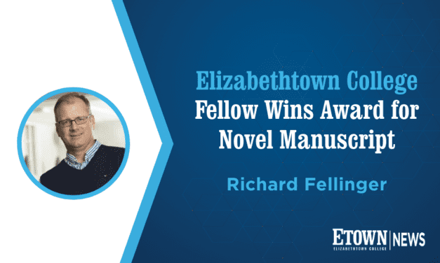 Elizabethtown College Fellow Wins Award for Novel Manuscript