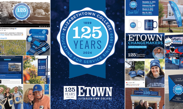 Elizabethtown College Office of Marketing and Communications Earns Award for 125th Anniversary Branding Campaign