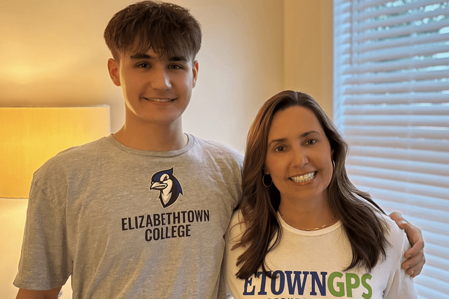 Learning Side by Side: A Mother and Son Duo Thrive at Elizabethtown College