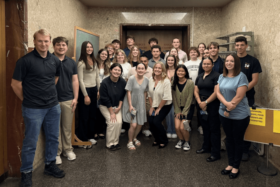Elizabethtown Criminal Justice Program Attends Dauphin County RALLY Recovery Court