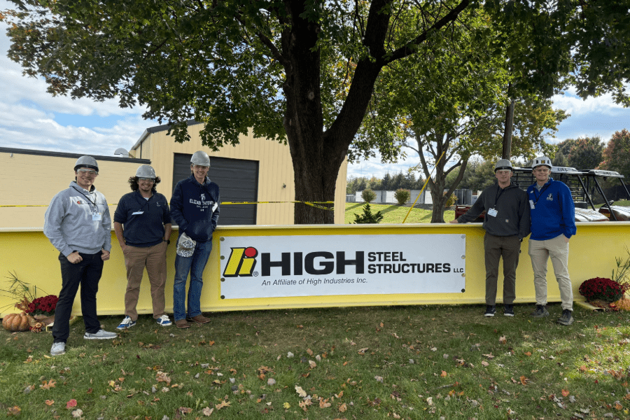 Elizabethtown College Engineering Students Participate in High Steel Structures Annual Steel Day