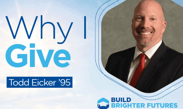Why I Give to Etown Scholarships: Todd Eicker ’95