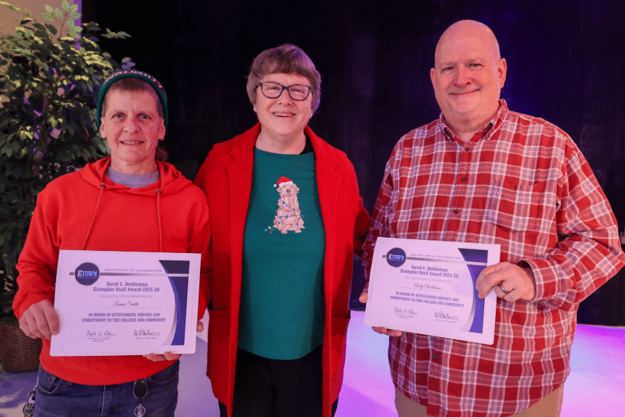 Elizabethtown College Names Recipients of 2025-26 David C. Beidleman Exemplar Staff Award