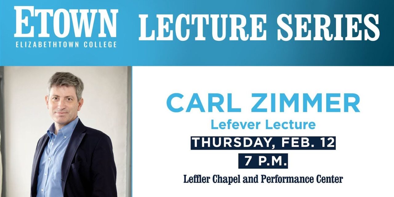 Renowned Author and Journalist Explores AI and the Future of Science at Elizabethtown College on Feb. 12