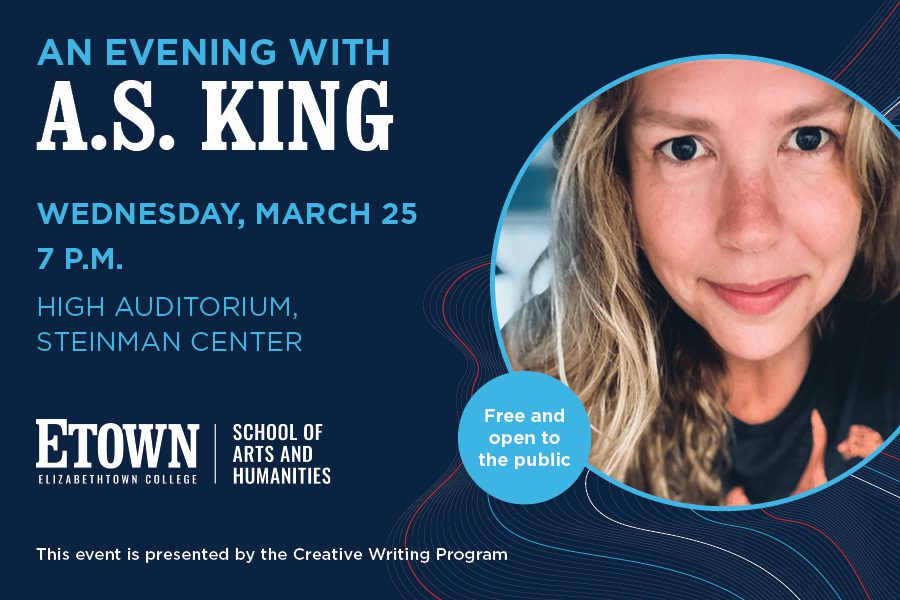 Elizabethtown College Hosts Acclaimed Author A.S. King