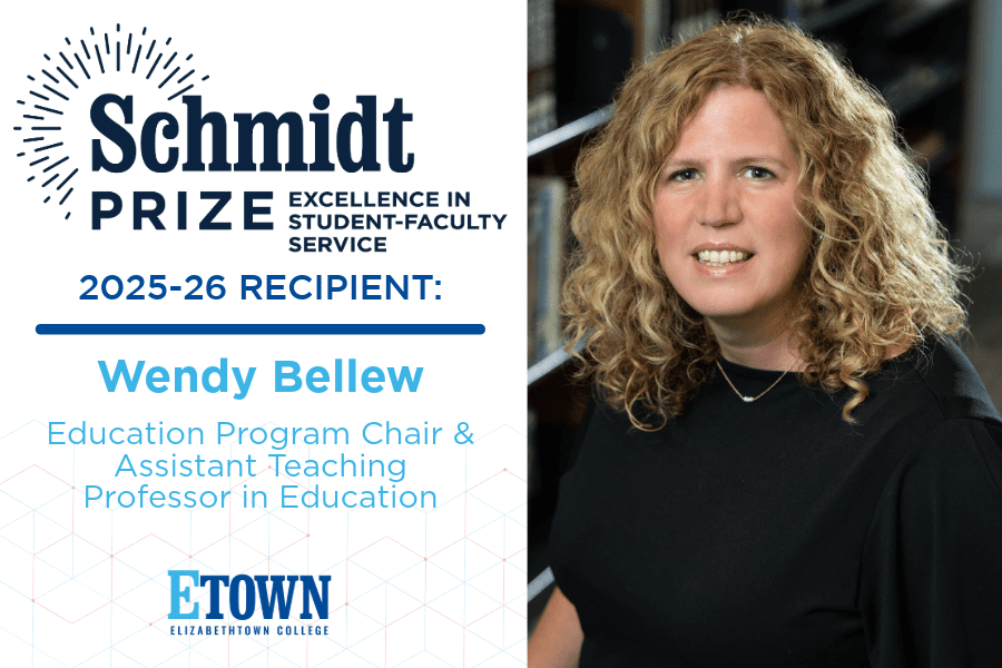 Elizabethtown College Announces Recipient of 2025-26 Schmidt Prize