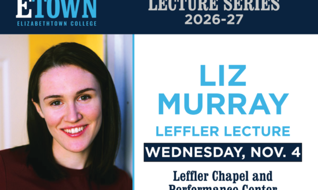 Best-Selling Author Liz Murray to Speak at Elizabethtown College on Nov. 4